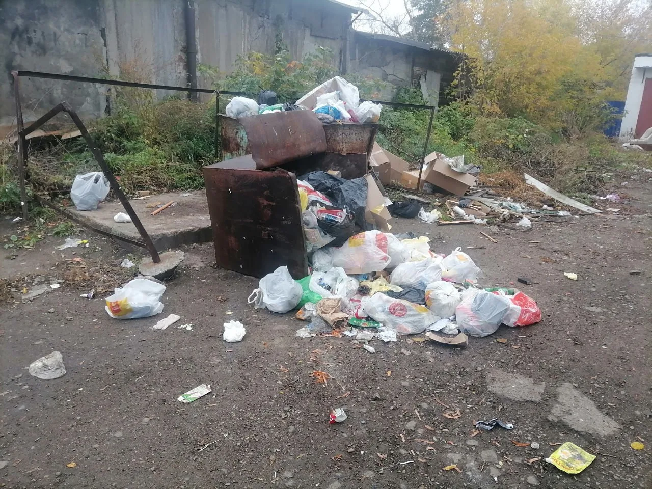 Жители 30 квартала жалуются на состояние мусорных контейнеров. По их словам, площадка д...