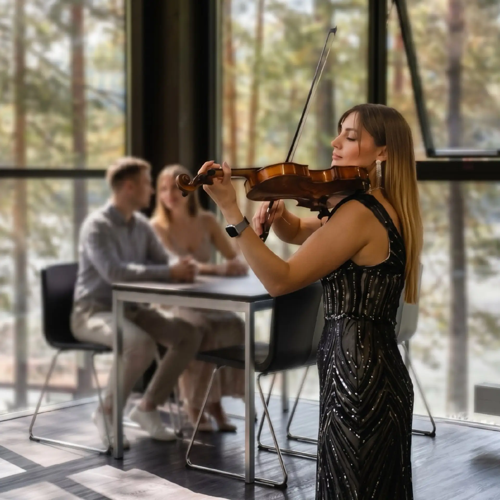 Музыкальные вечера со скрипкой в эко-отеле «Алтика» 🎻✨