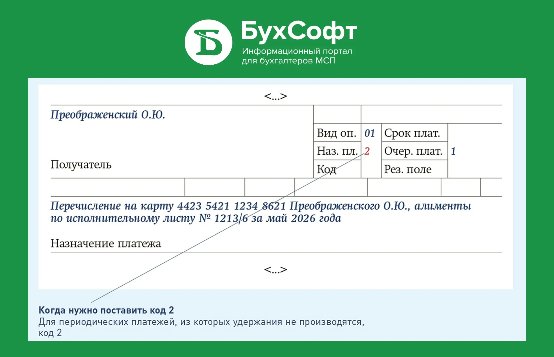 📌Какие коды ставить в зарплатных платежках. Гайд от банков с образцами