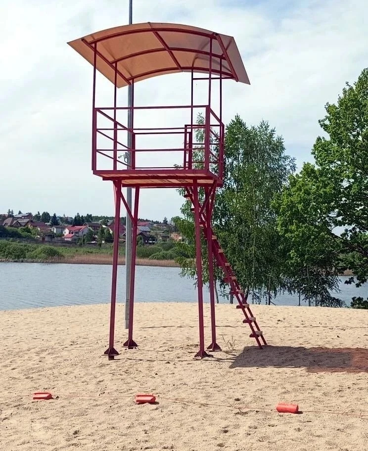 🐬  Железногорский городской пляж готовится к открытию  ﻿❗️Купальный сезон начнется 1 июня. Сейчас, в