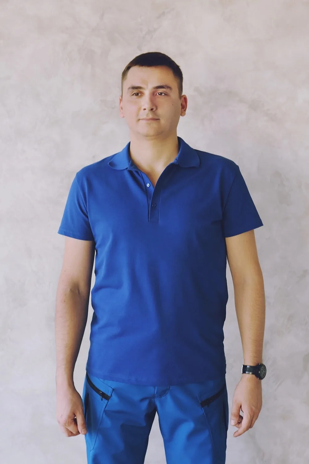 ✅Футболка-поло мужская.
💰1950₽
✔️Материал: трикотаж-пике  - 215 г/м кв., хлопок - 100%.
✔️Размеры 4