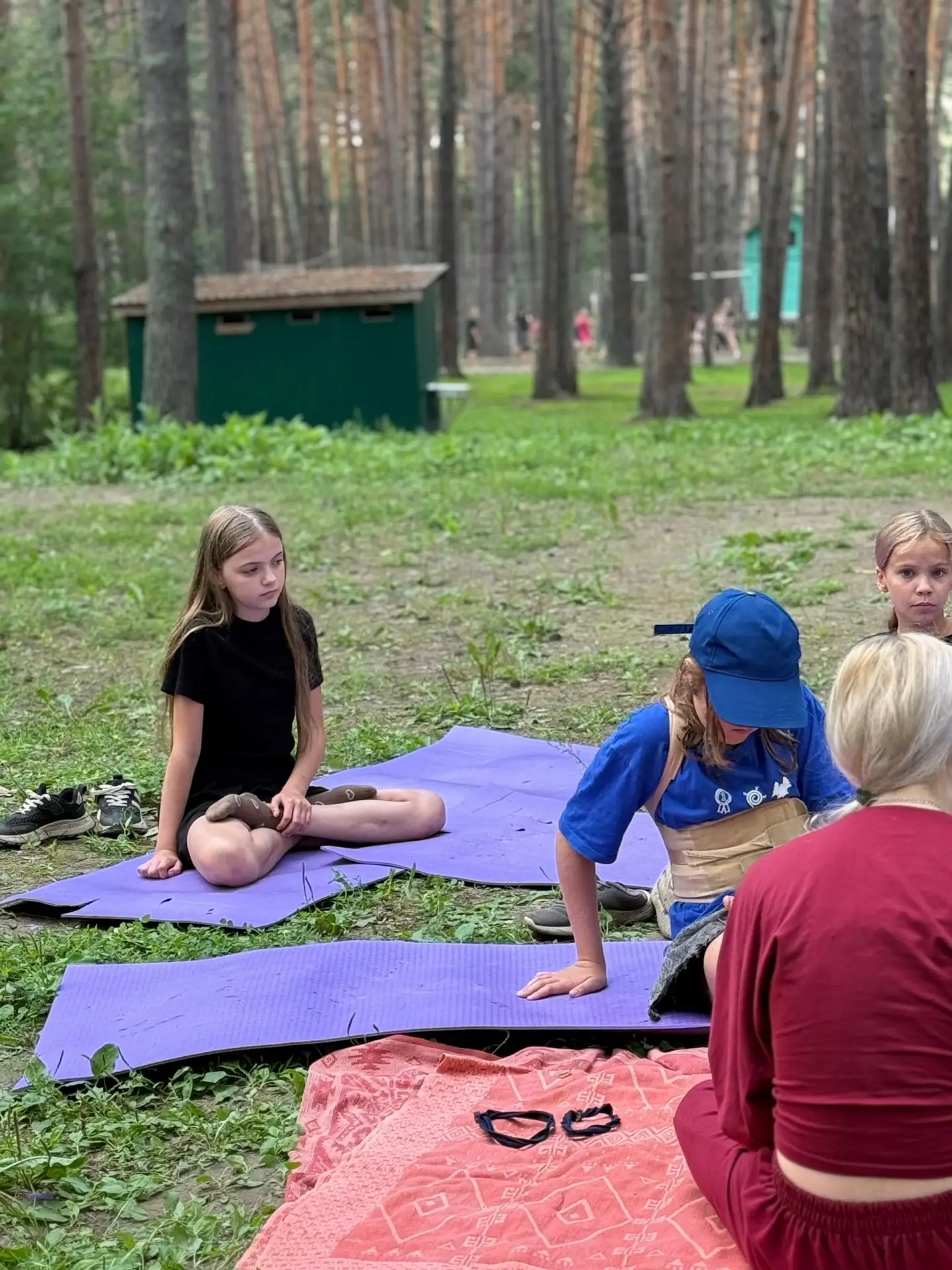 13 отряд на групповых занятиях йогой🧘‍♀️🪷