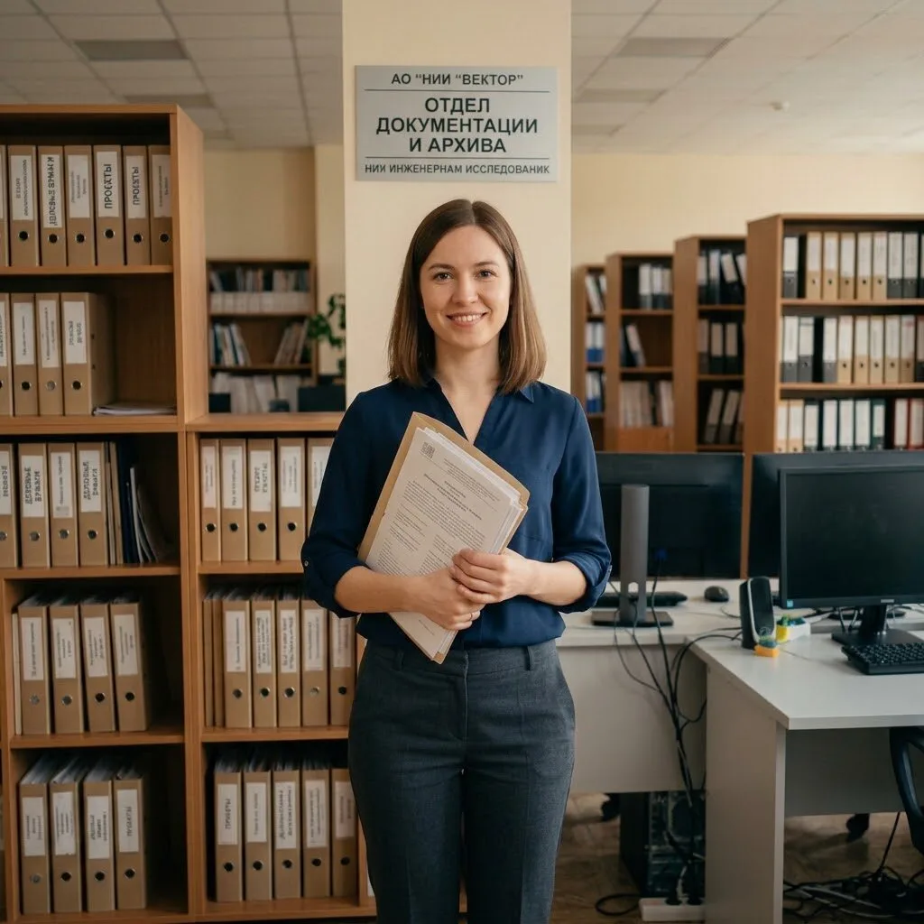 📂 ДОКУМЕНТОВЕД В АО «НИИ «ВЕКТОР»: ОТ 80 000 ₽ НА РУКИ (ПЯТНИЦА — СОКРАЩЁННАЯ)