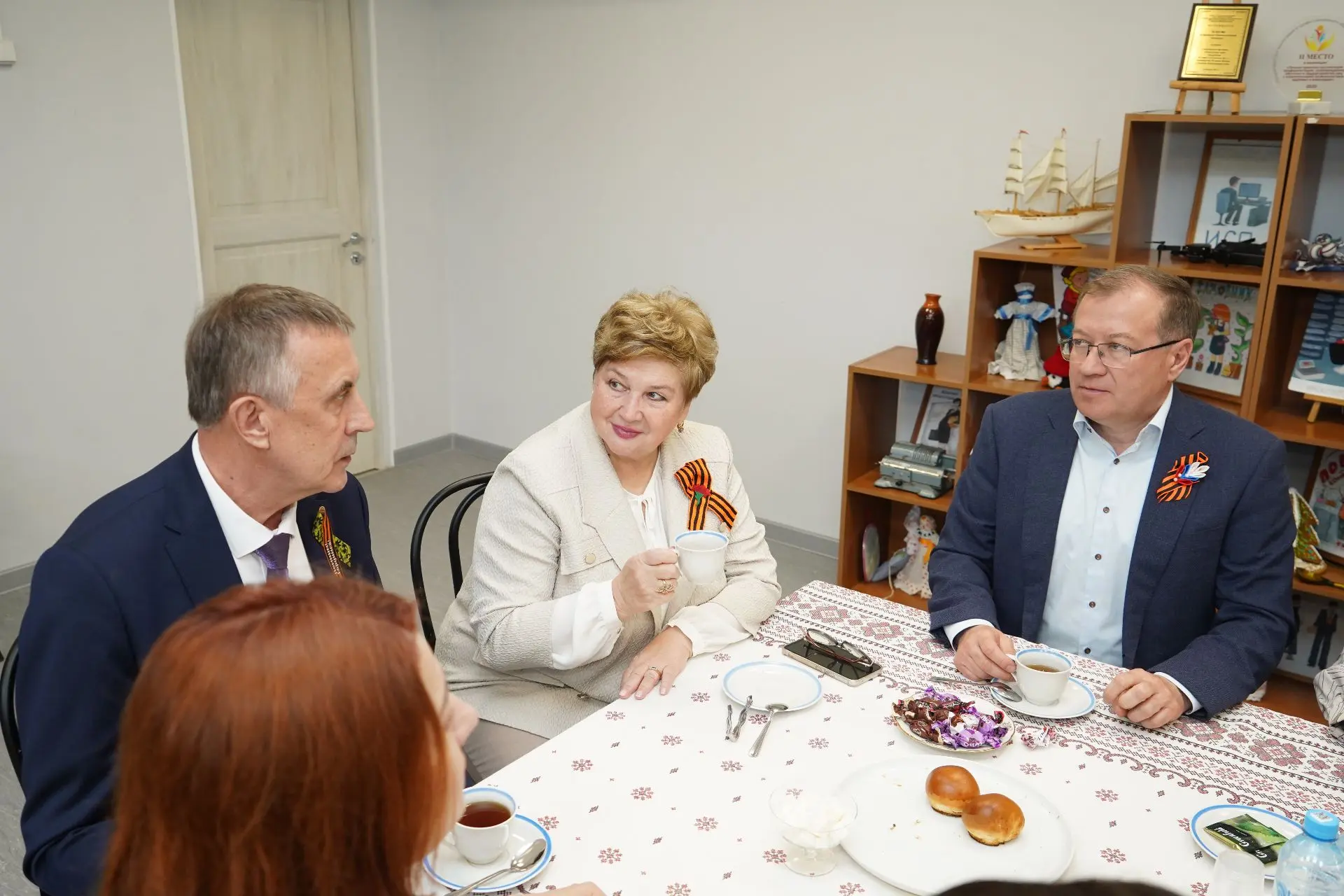 С героями за чашкой чая: Галина Николаевна Скударёва, ректор ГГТУ, провела встречу с ветеранами СВО,