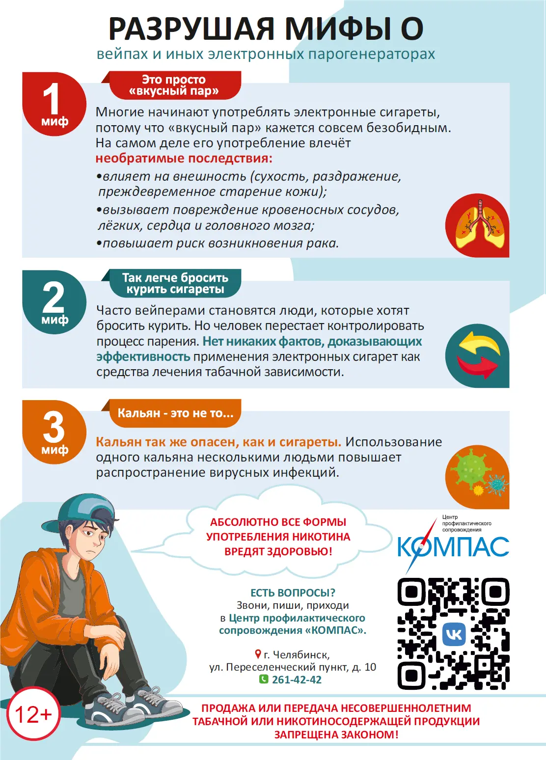 Профилактика употребления вейпов и других электронных устройств для курения.