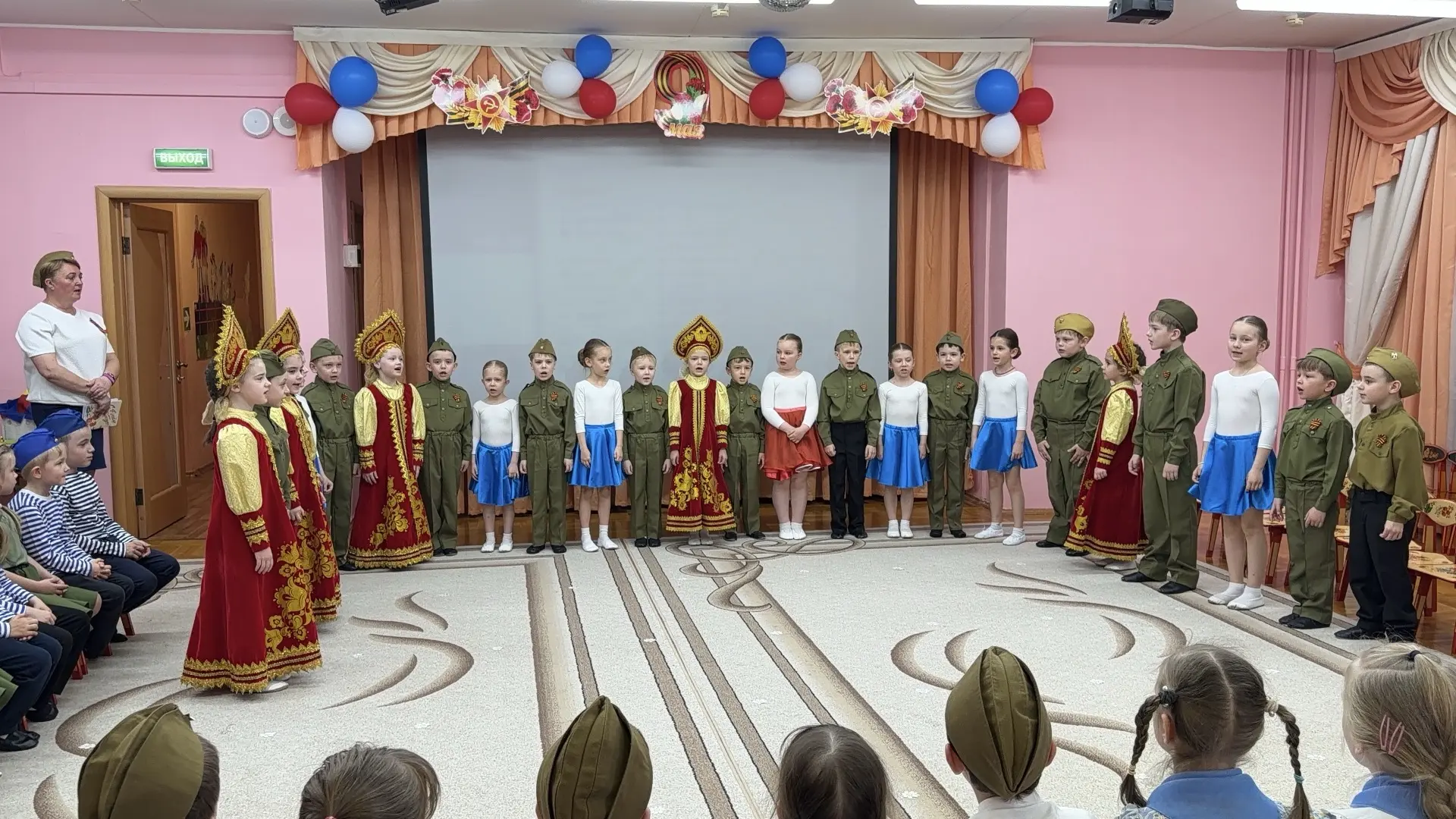 🎖️ Праздничные утренники ко Дню Победы в детском саду!  В этом году День Победы в корпусах дошкольно