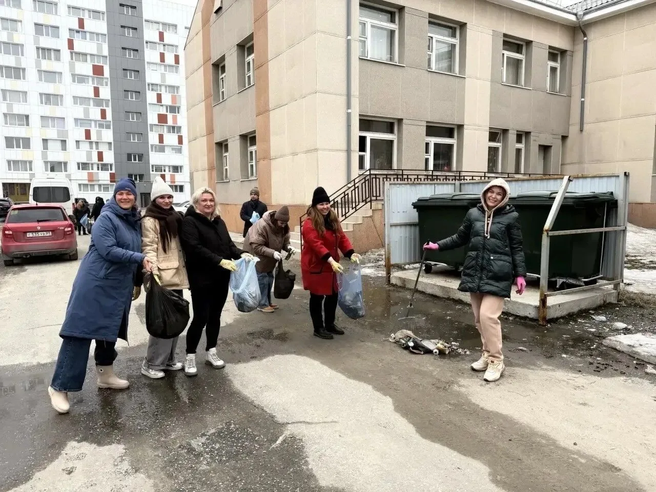 Дружные коллективы департамента, управления градостроительства и архитектуры и городского центра иму