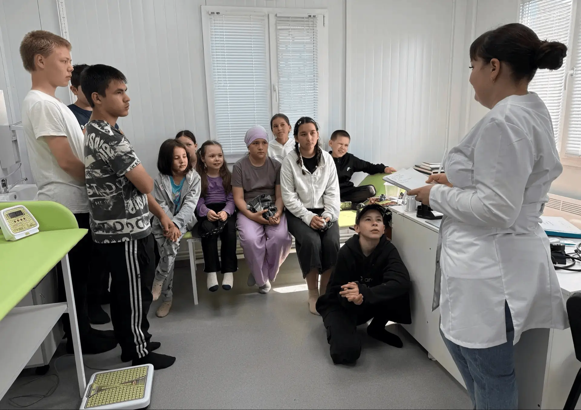 🚑👩‍⚕️🏡В конце мая наша коллега, фельдшер отделения неотложной медицинской помощи Султанова Гульда