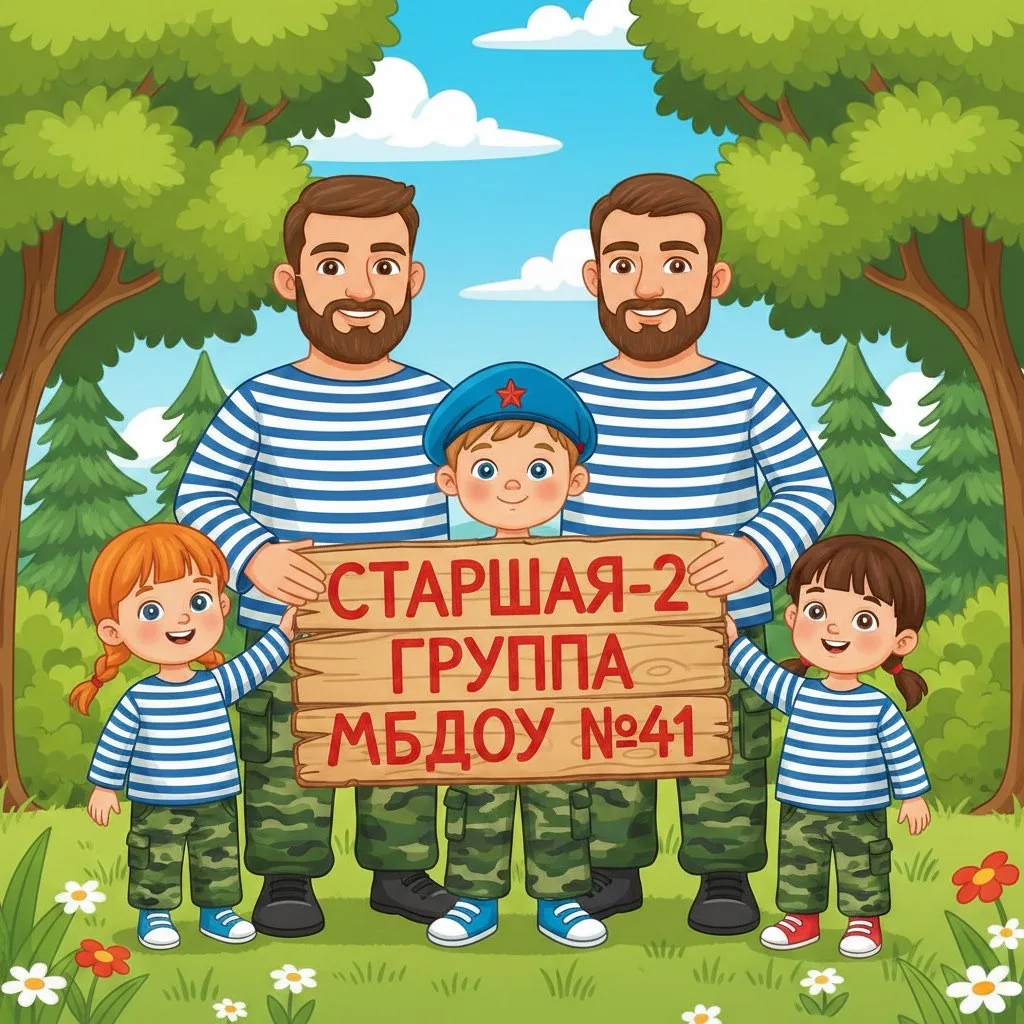 Утренник в Старшей -2 группе "С Днем защитника Отечества" ✨✨✨