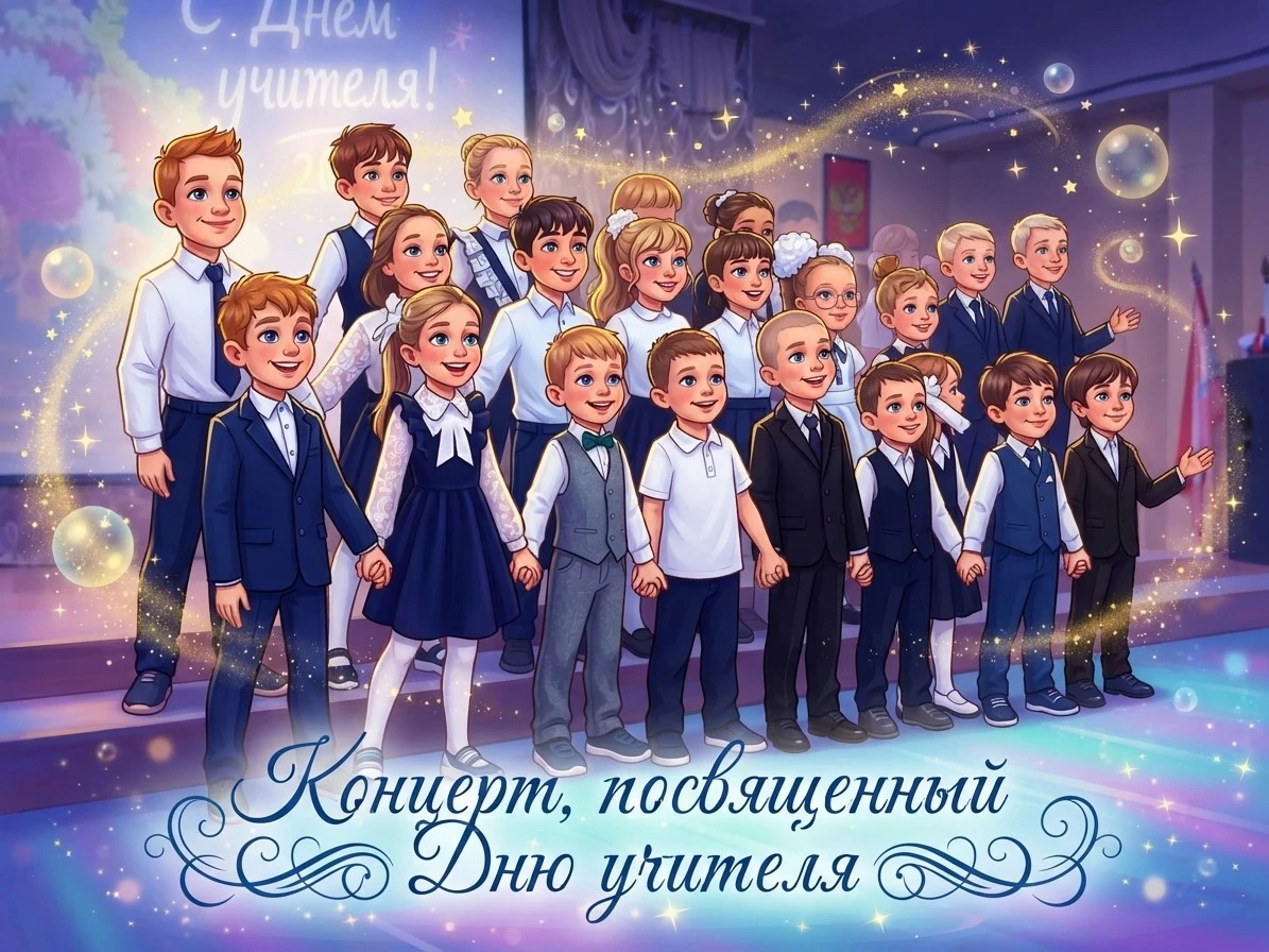 В гимназии прошел праздничный концерт, посвященный Дню учителя! 🏫✨