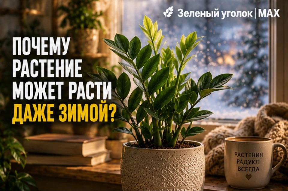 ❄️ ПОЧЕМУ РАСТЕНИЕ МОЖЕТ РАСТИ ДАЖЕ ЗИМОЙ?