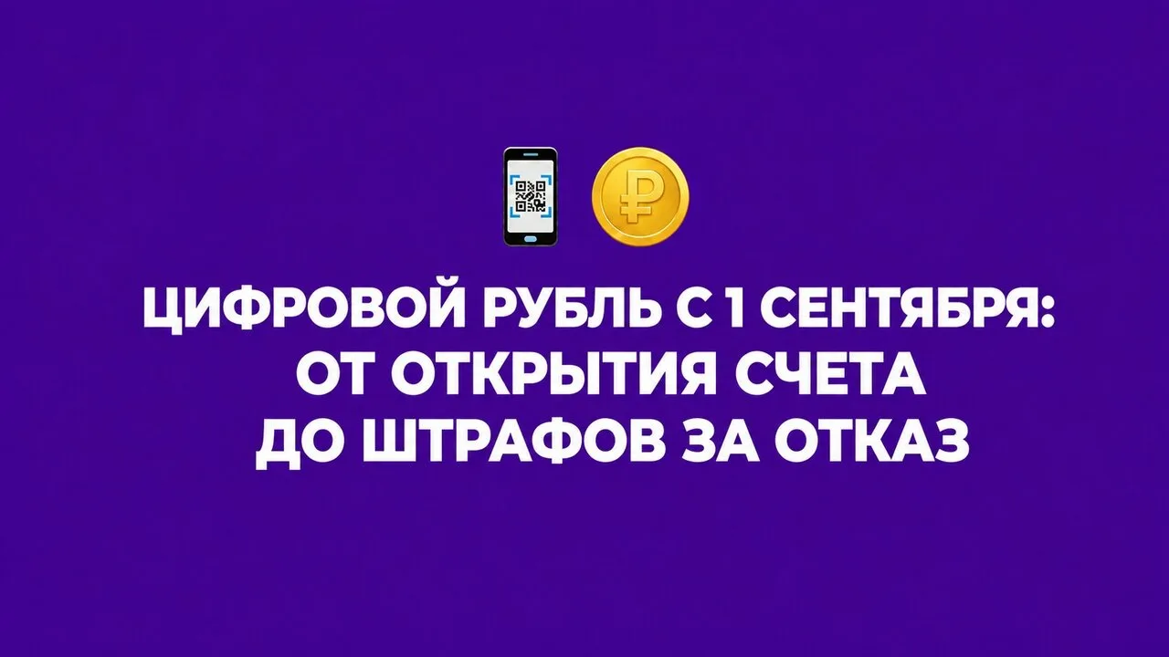 🪙 Цифровой рубль с 1 сентября: все, что вы хотели знать и боялись спросить