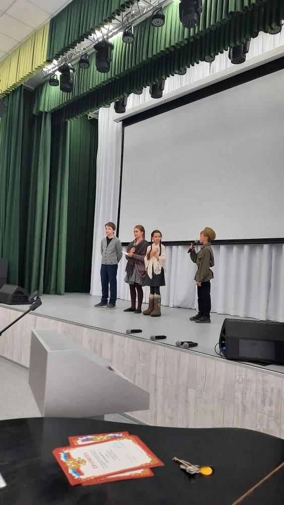 🎗В начальной школе прошла памятная акция "Мы-наследники Победы", традиционное мероприятие, проводимо