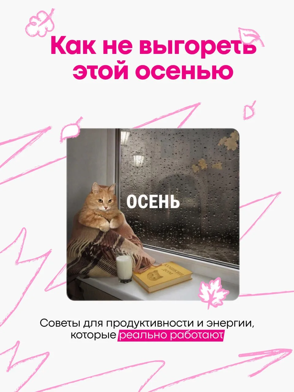 Осень — самое время настроить рабочий режим 🍂