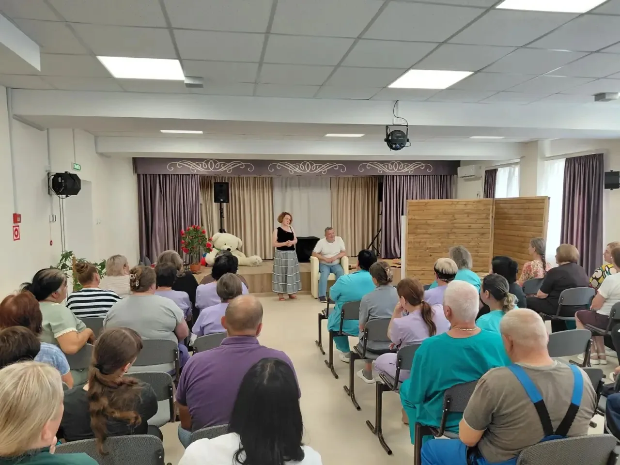 В ГАУ СО «Хватовский дом-интернат для престарелых и инвалидов» состоялось отчётно-выбор...