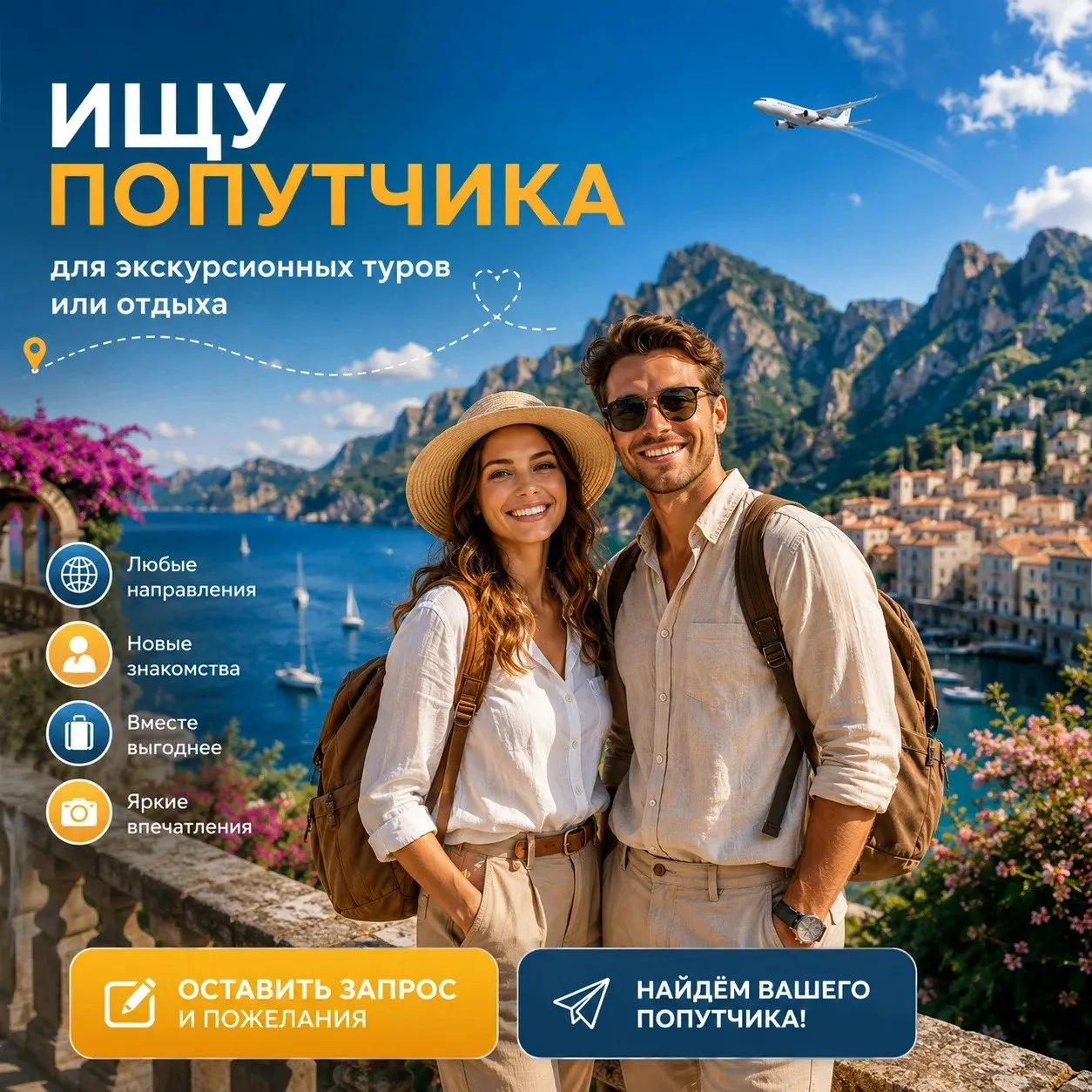 🤝 🔎 ИЩЕТЕ ПОПУТЧИКА ДЛЯ ПУТЕШЕСТВИЯ? МЫ ПОМОЖЕМ НАЙТИ!