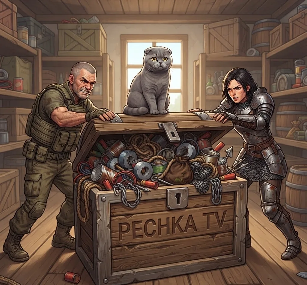 Выжившие и Изгнанники, 14:00! Рубрика «Всё в дом, всё в семью». 📦😂

ВО! Сколько всякого ДОБРА ната
