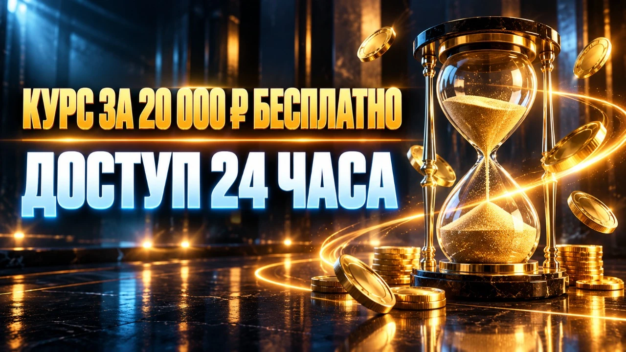 🎁 Я ОТКРЫЛ КУРС ЗА 20 000 ₽ БEСПЛАТНО. ДОСТУП — 24 ЧАСА