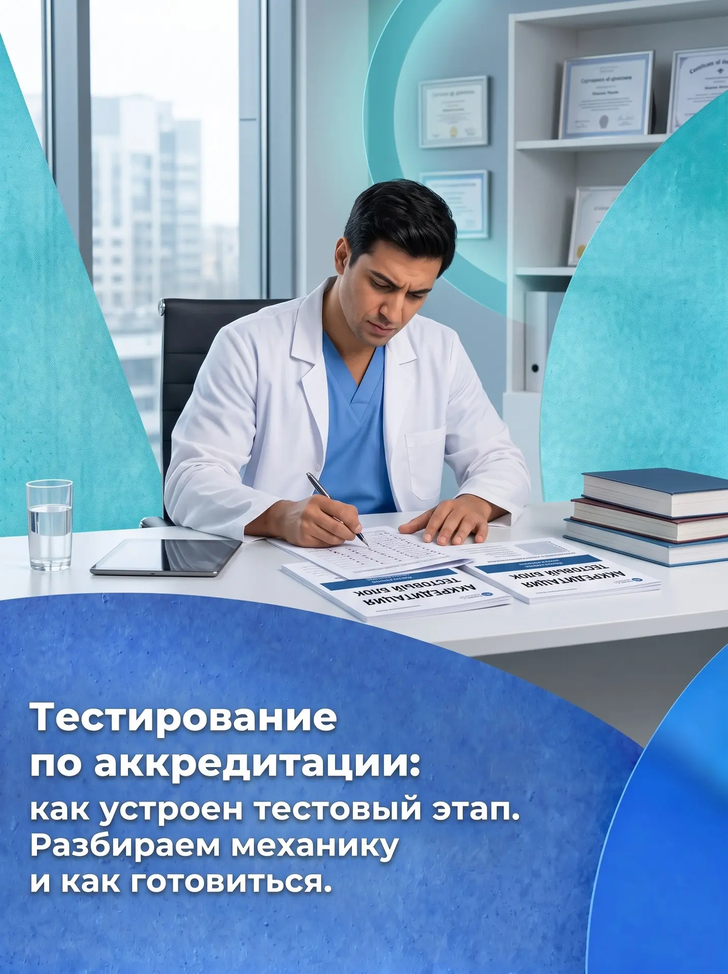 Тестирование по аккредитации: как устроен тестовый этап. Отправляйте коллегам и сохраня...