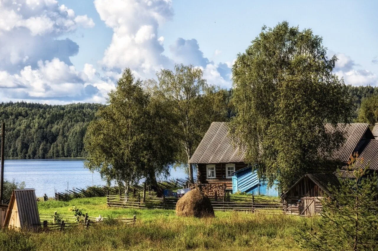 Как же люди раньше жили красиво! Без дворцов, заборов до неба