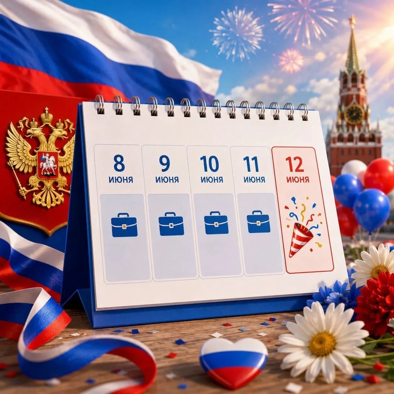 🔴 Отмечать и отдыхать: День России дарит выходной

📆 Сегодня  началась  короткая рабочая неделя.

