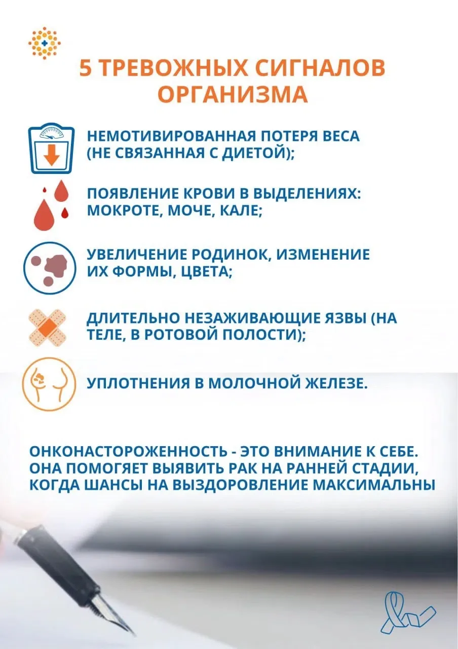 5 ТРЕВОЖНЫХ СИГНАЛОВ ОРГАНИЗМА

Сегодня мы представляем информацию в удобном формате карточки — о си