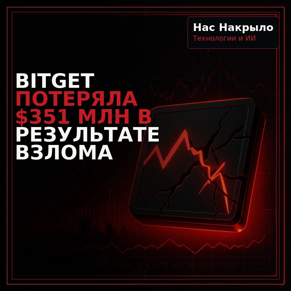 Bitget потеряла $351 млн в результате взлома