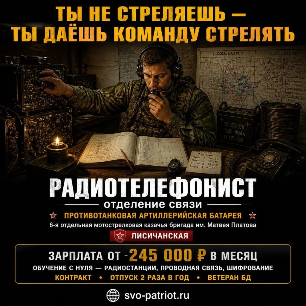 Вакансия: Радиотелефонист ПТ‑артбатареи — стань голосом удара по броне!