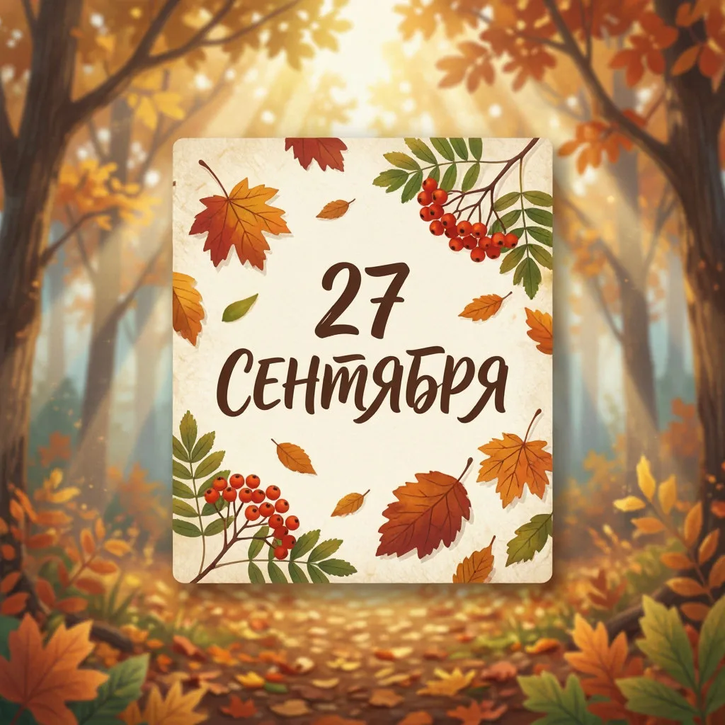 🗓️ **27 СЕНТЯБРЯ — Воздвиженье (Капустник)**