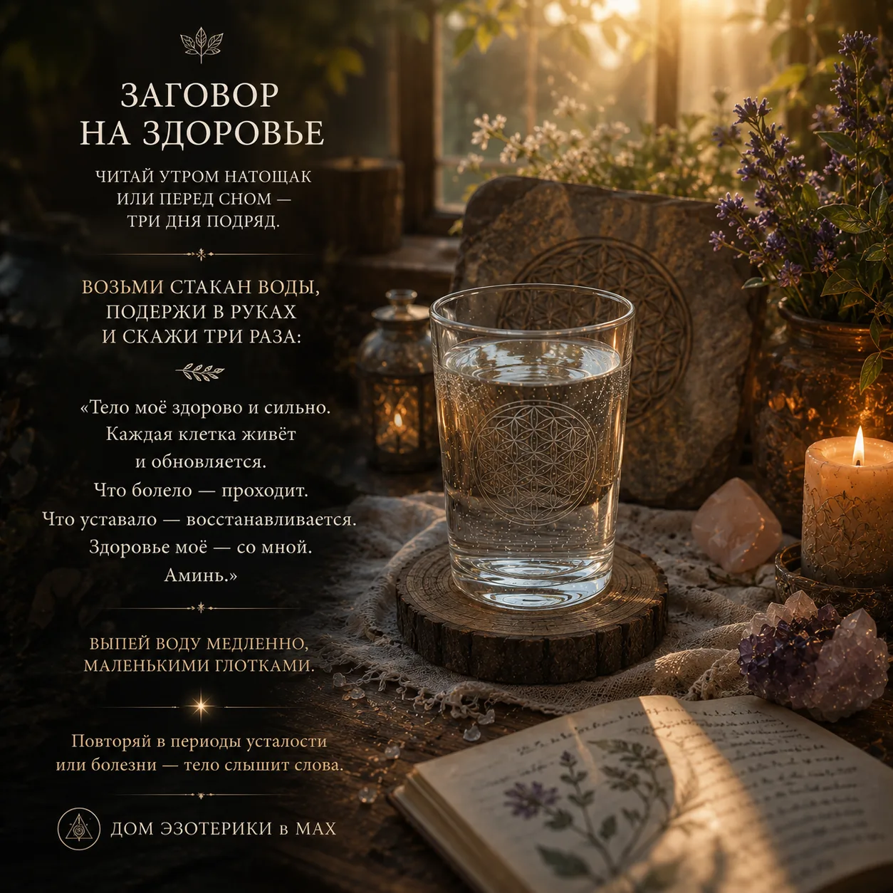 🌿 Заговор на здоровье