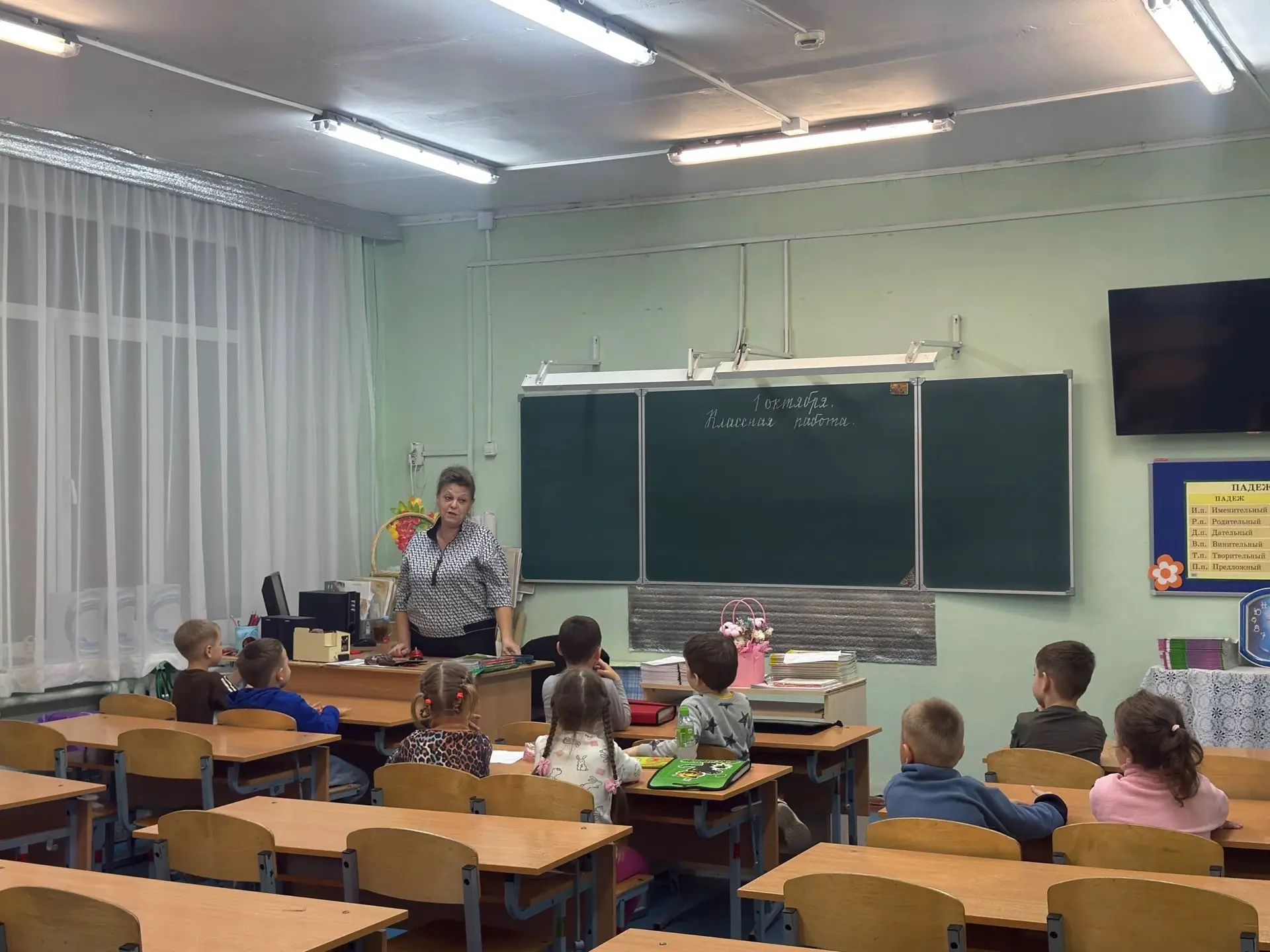 👩🏻‍🏫 1 октября в нашей школе начались занятия в «Школе будущего первоклассника»!