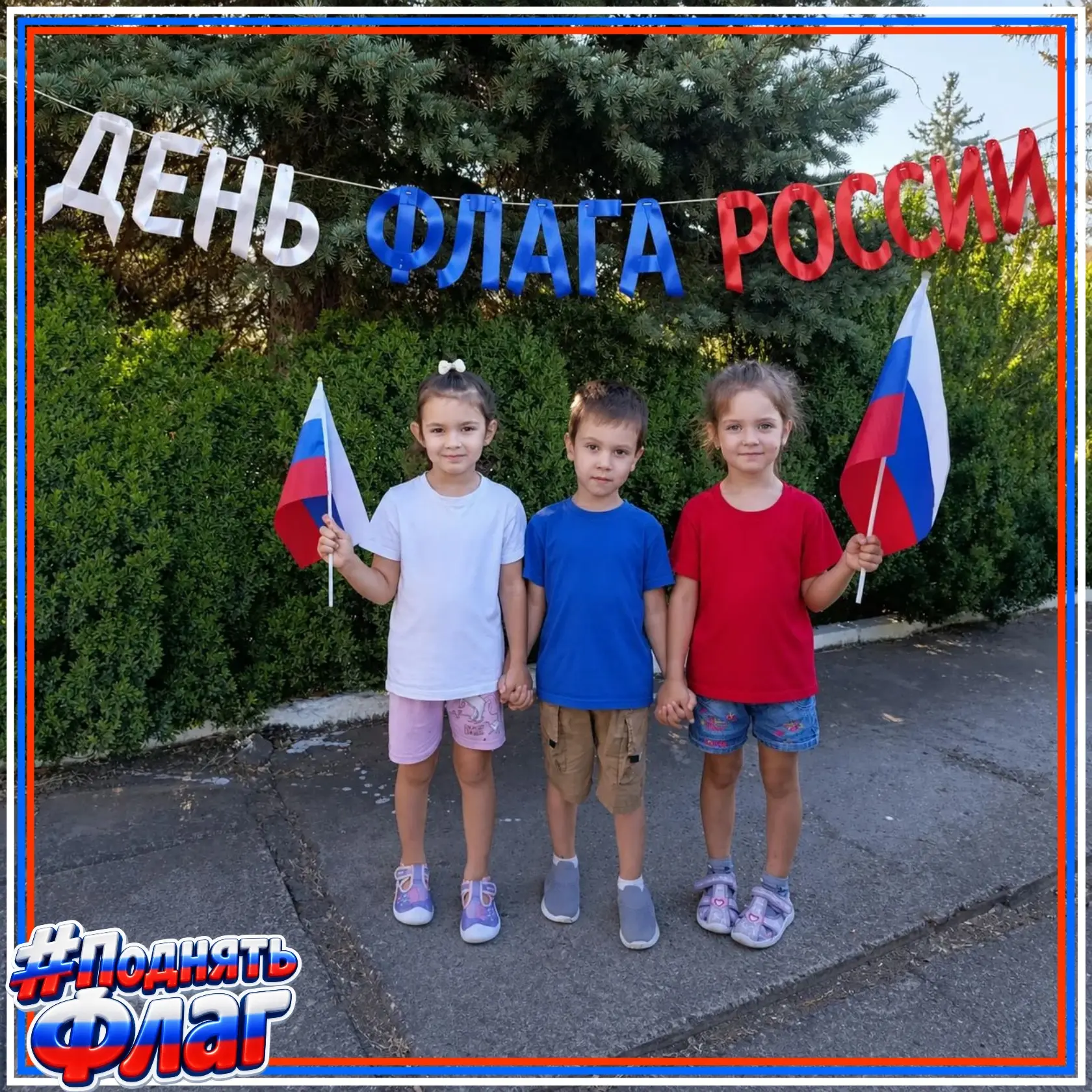 🇷🇺Сегодня наши воспитанники приняли участие в патриотической акции #ПоднятьФлаг. Пуст...