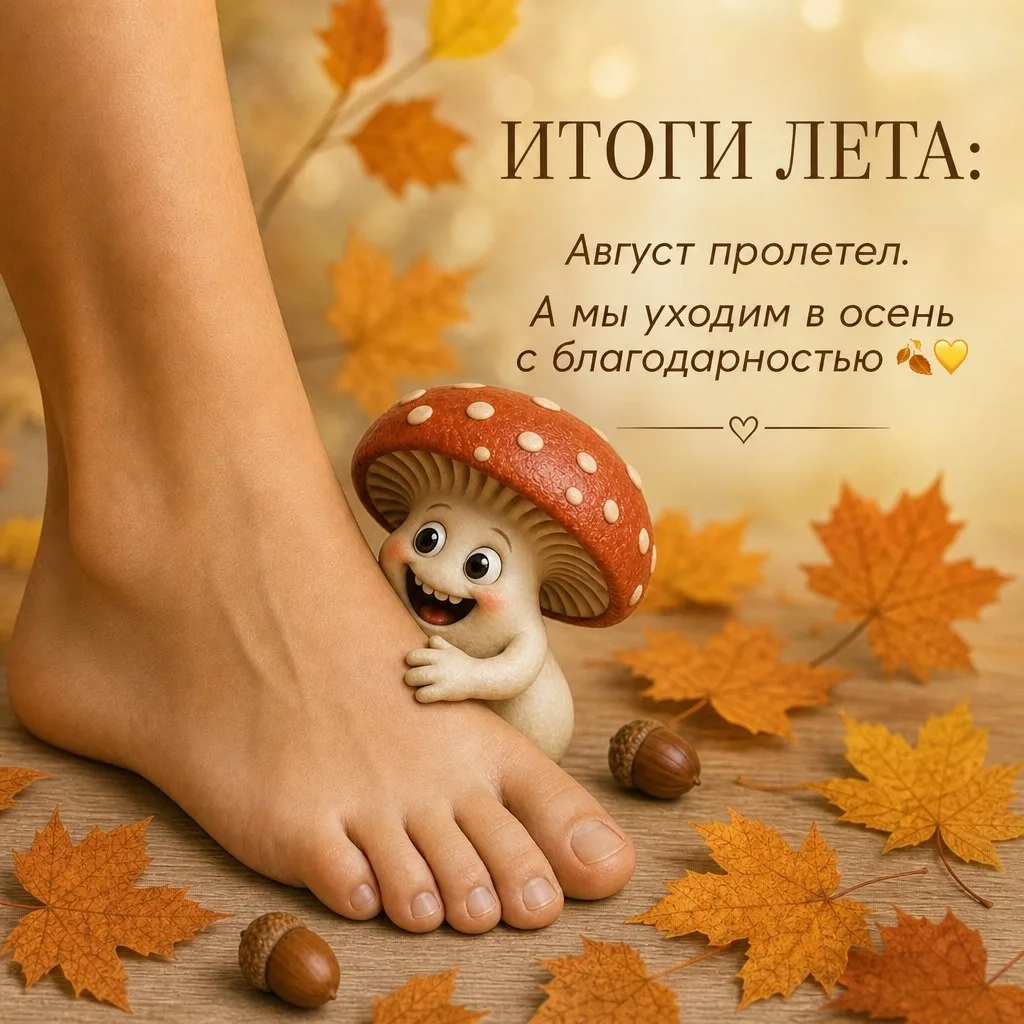 Август пролетел. А мы уходим в осень с благодарностью 🍂💛