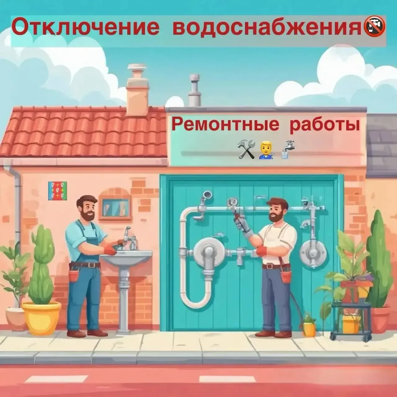 🚱Напоминаем, что 19 августа с 9.00 до 17.00 будет временно приостановлено холодное вод...
