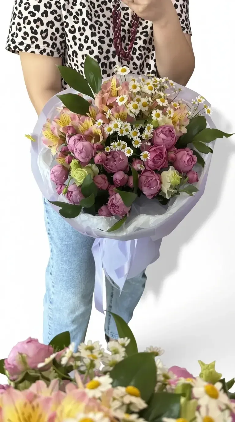 Букетики, которые доставляли нашим получательницам 🌸