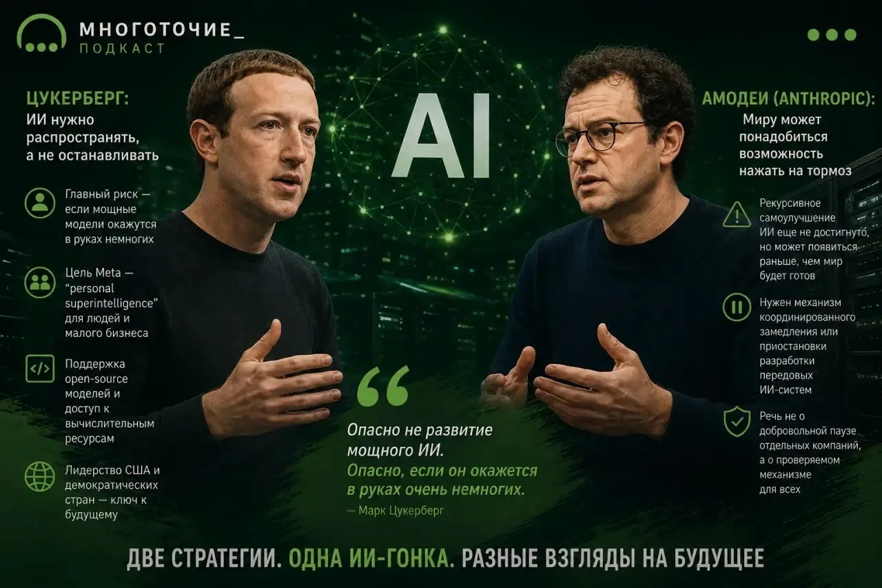 Цукерберг опубликовал манифест о главном риске ИИ.
