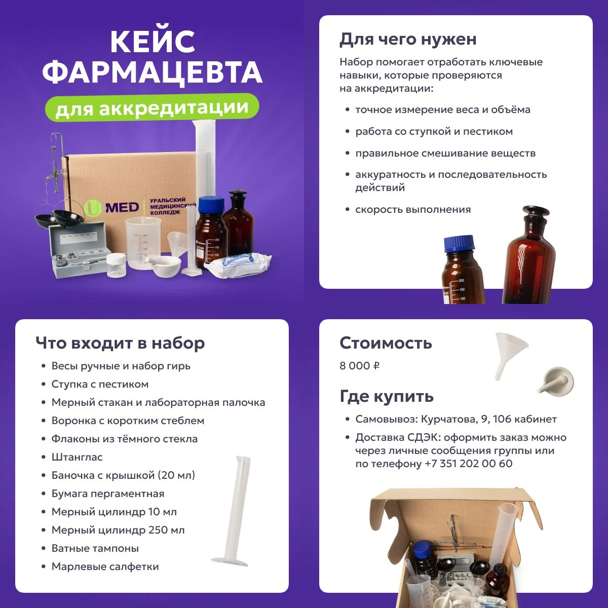 💊 Кейс фармацевта — для уверенной подготовки к аккредитации