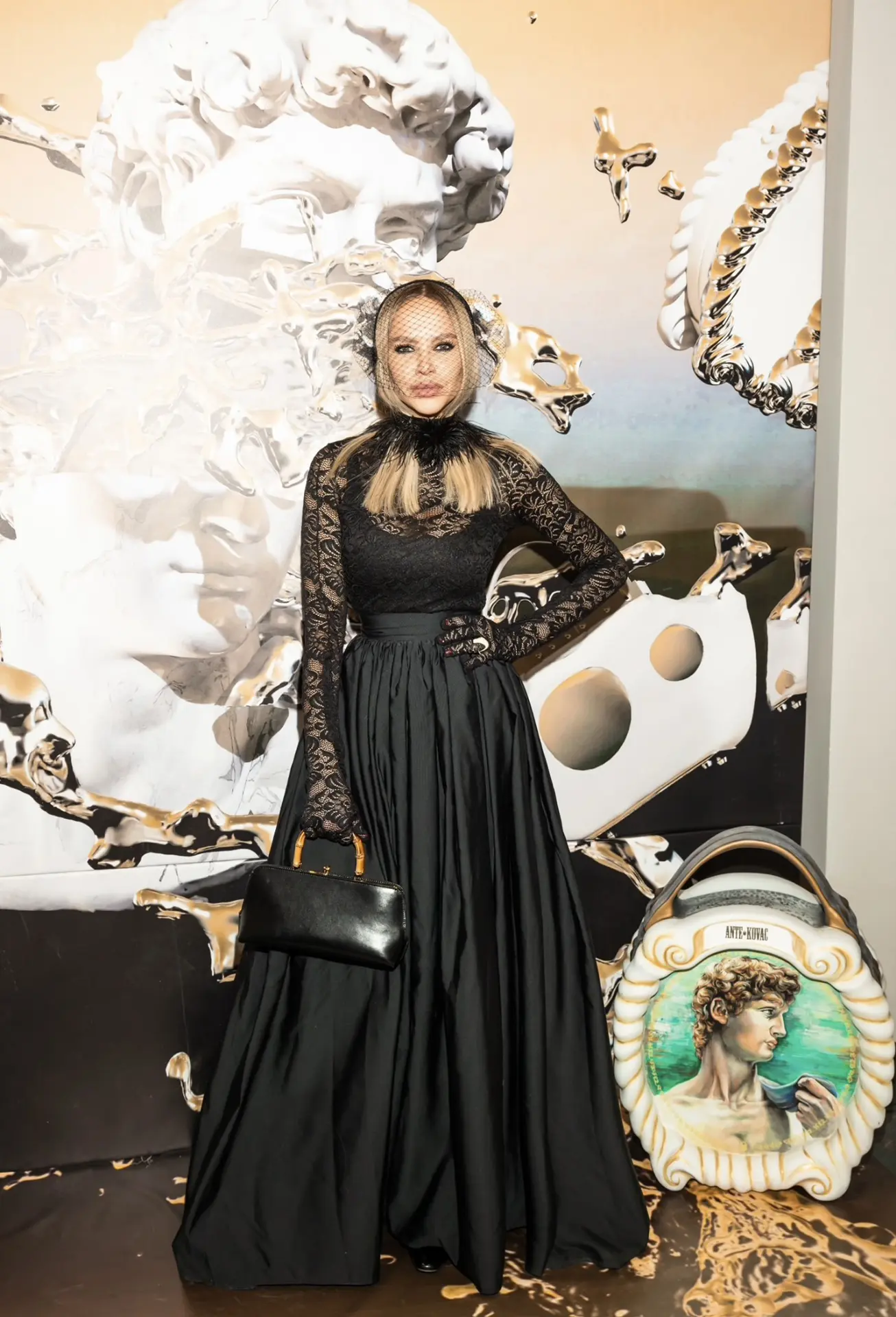 Мероприятие в стиле Сальвадора Дали ❤️🎩стилизовала образ 🖤