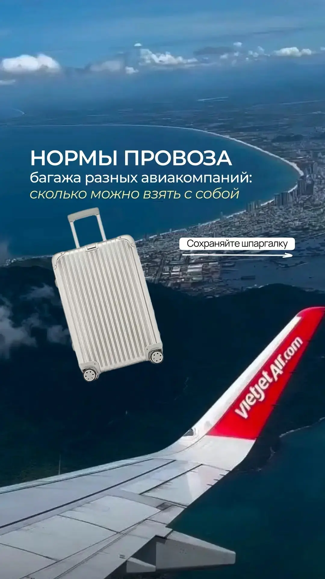 Нормы провоза багажа разных авиакомпаний🧳


Самое главное в отпуске — актуально собранный чемодан. 