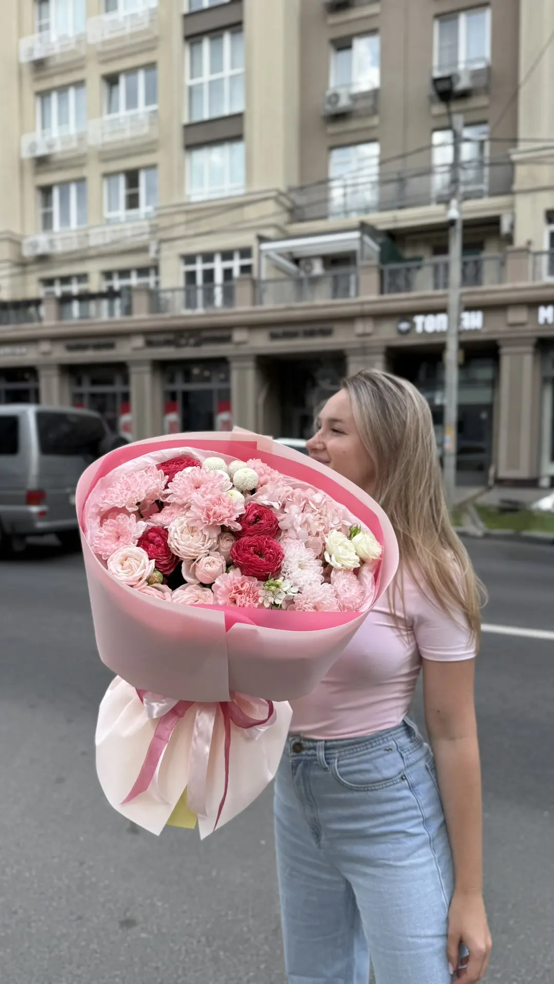 Свободный свежий и яркий букетик 🍒