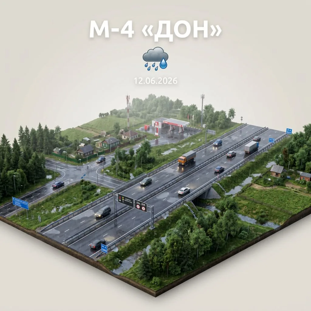 🌩 Погодные условия на М-4 «Дон» 12 июня

Днём и вечером местами грозовые дожди.