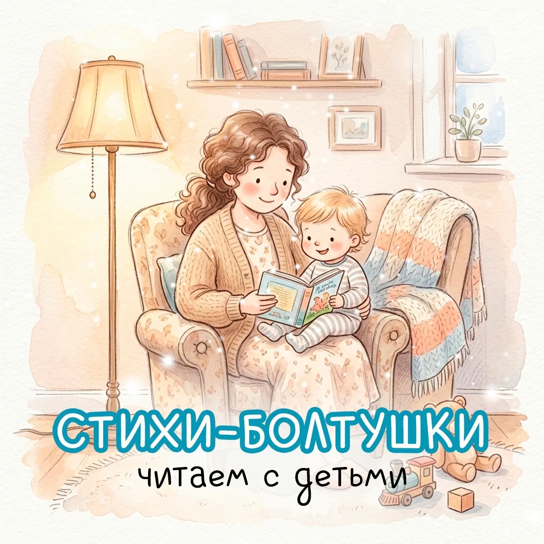 Чтобы ребёнок говорил увереннее, можно попробовать стишки‑болтушки