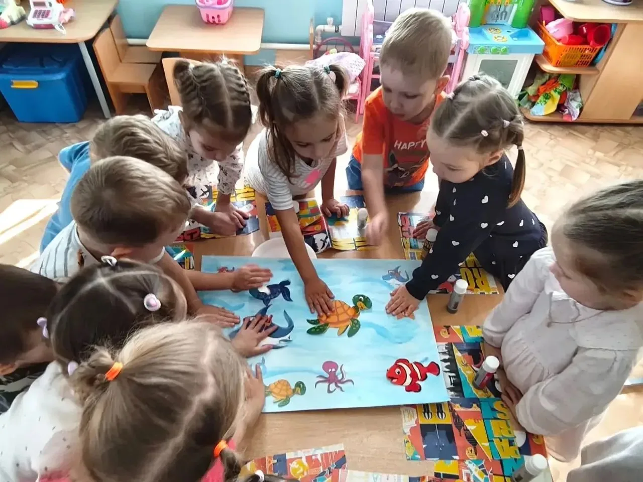 🌊🐚 Международный день моря в средней группе 🐠💙