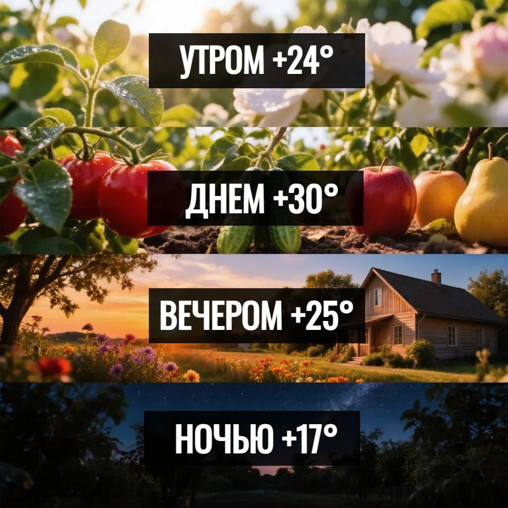 ☀️ Доброе утро, земляки! 🌾🌻

Пятница обещает быть по-настоящему жаркой и по-летнему знойной. Отлич