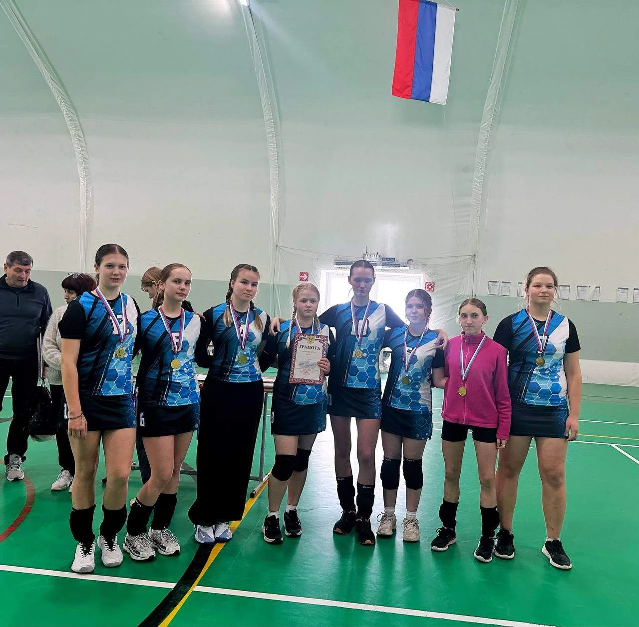 26 февраля 2026 г. в с. Отрадинское прошло Первенство Мценского района по волейболу среди общеобразо
