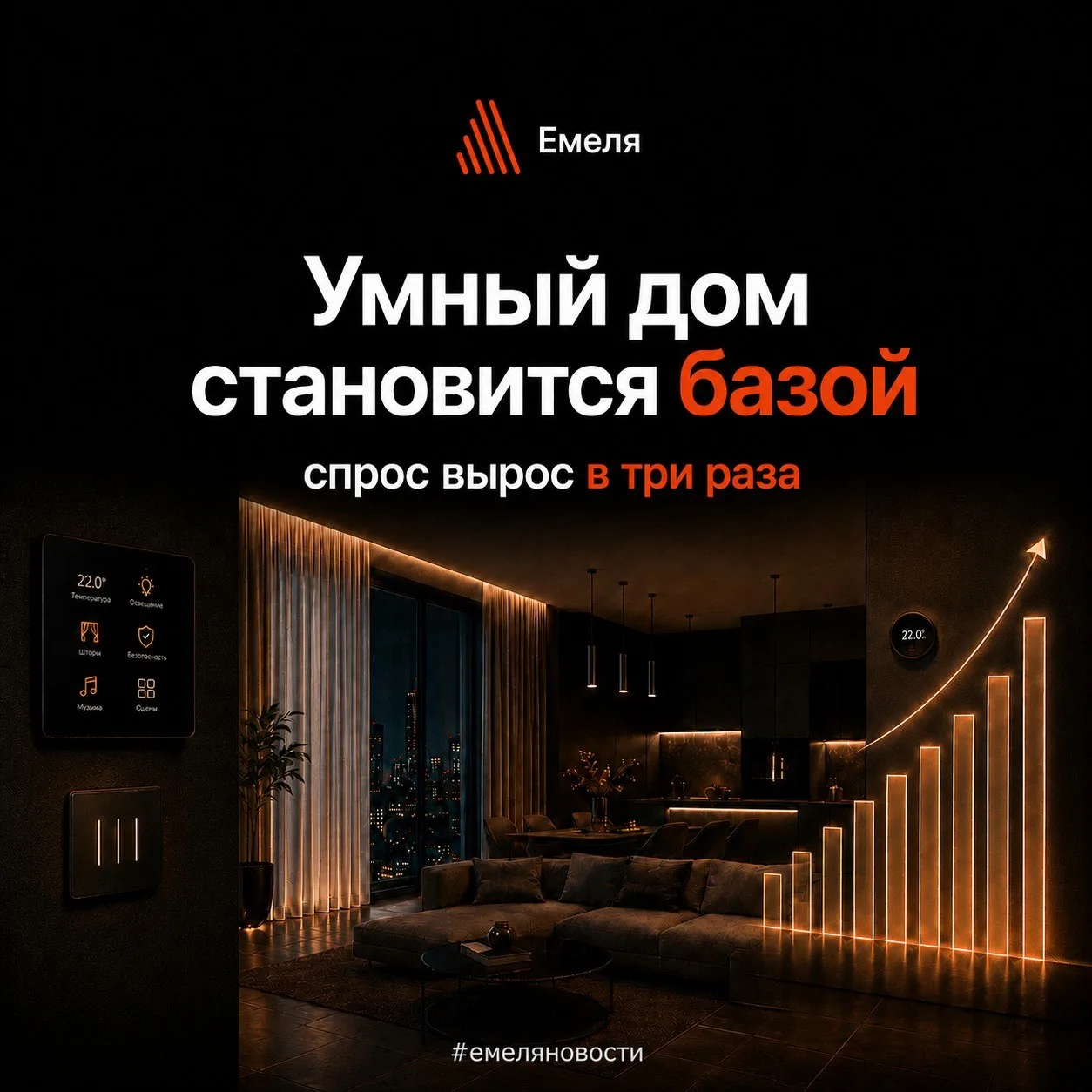 📈 Умный дом становится новым стандартом комфорта