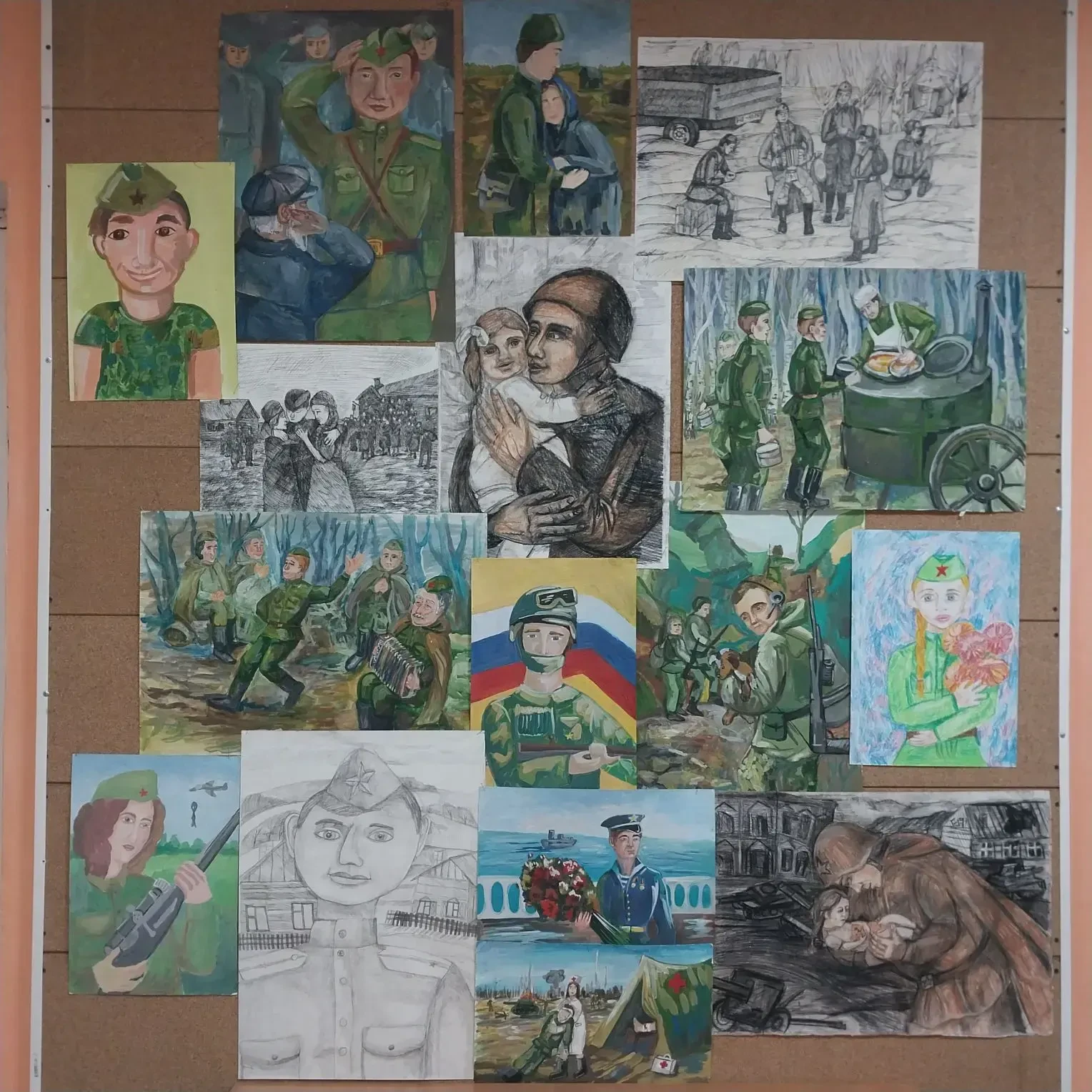 📌В Детской школе искусств пгт. Крапивинский открылась выставка, посвященная празднован...