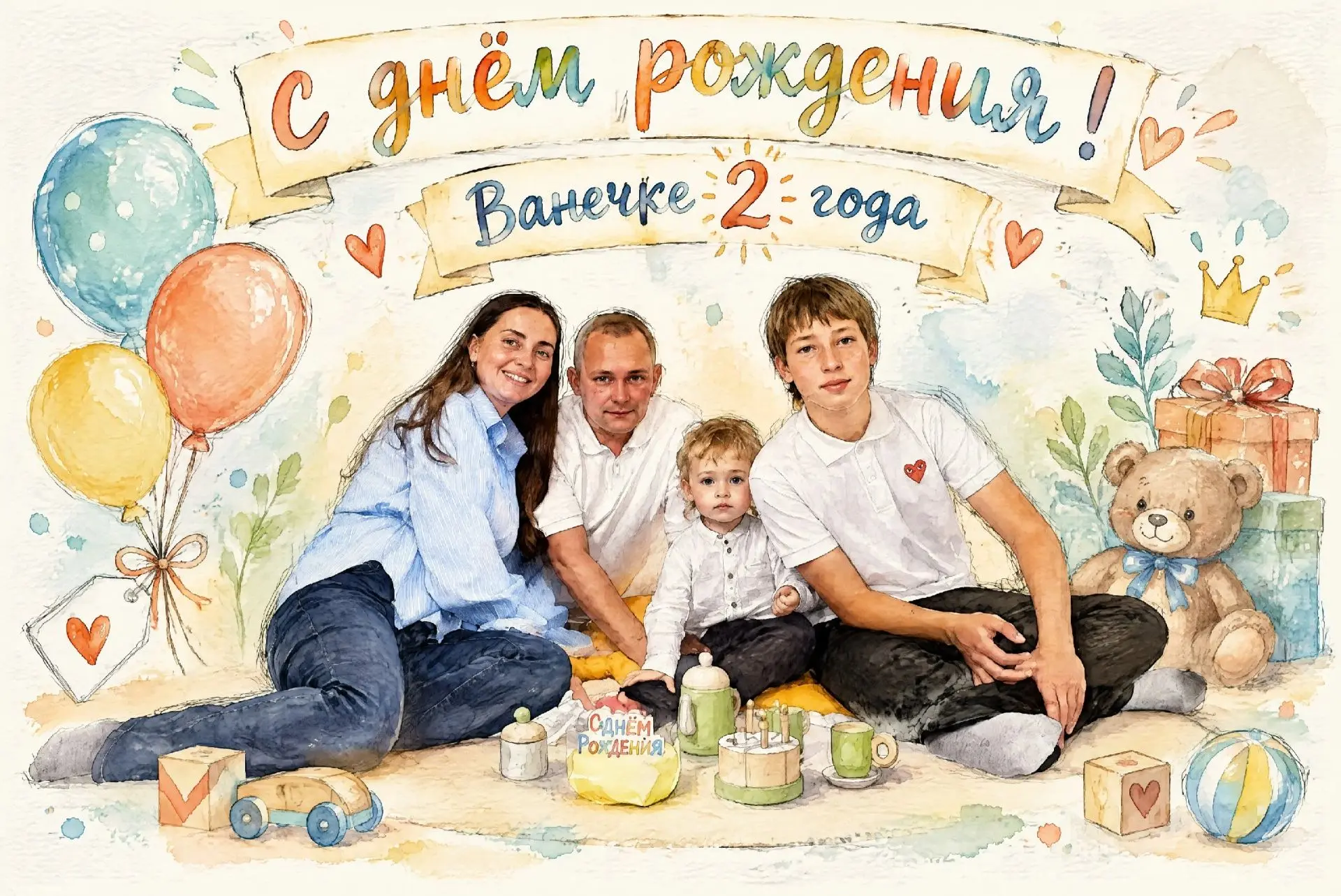 Спасибо всем кто поздравил нас и нашего Ивана!