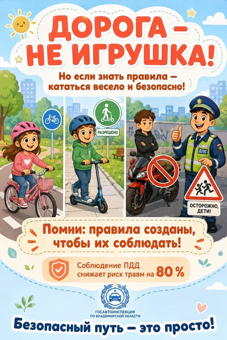 Безопасность детей - ответственность родителей!