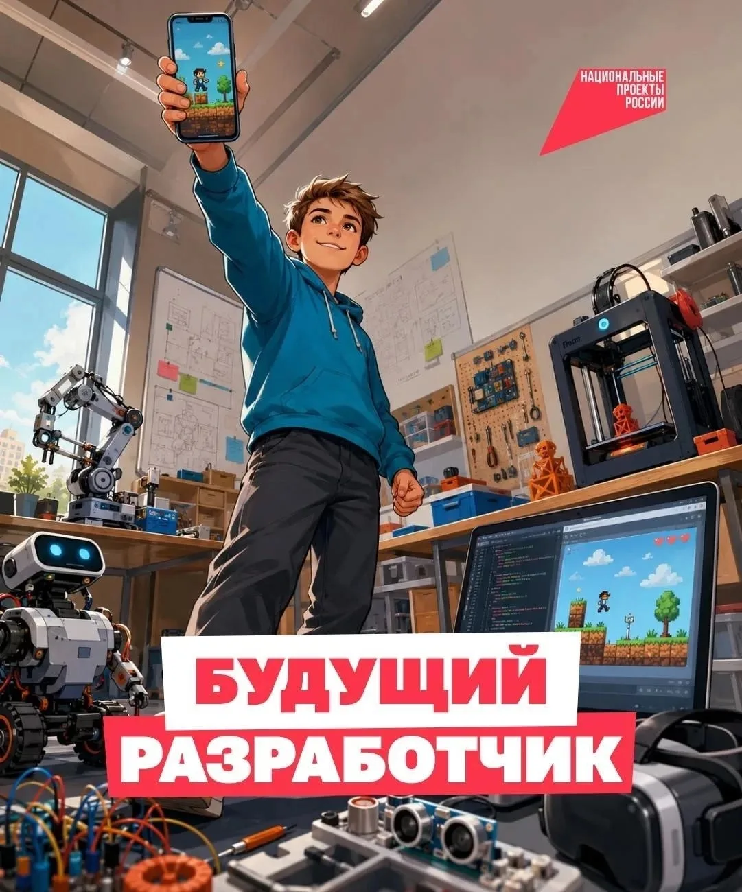 🤖 Место для будущих инженеров, программистов и изобретателей